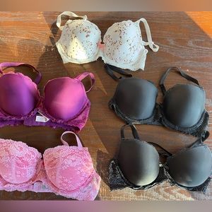5 Victoria’s Secret Dream Angels Demi Lined 34D bras